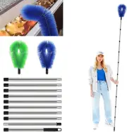Telescopic Gutter Cleaning Tool - 12.7Ft Gutter Cleaning Tools, 10 Pole Extendab