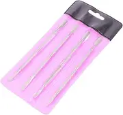 BIUDECO 8pc Nail Grinder Manicure Kit Cuticle Cleaner Pusher Remover Tool Set for Home Salon Use