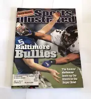 2001 Sports Illustrated BALTIMORE RAVENS win SUPER BOWL ! Jamie Sharper !