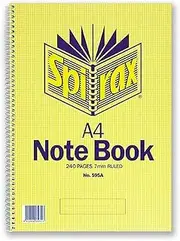 Spirax 595A Notebook Side Opening A4 240 Page