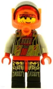 LEGO Space Minifigure RoboForce Red (Genuine)