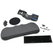 Sauder Affirm Slim Profile Articulating Keyboard Tray in Black
