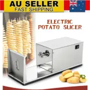 Electric Potato Tower Chip Slicer Spiral Machine Twister Cutter Stainless Steel.