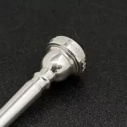 Genuine Bach Silver Trumpet Mouthpiece, 3C NEW! Crusaders CRoss Engraved