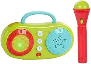 Kids Karaoke Machine - Microphone Karaoke Speaker | Multi-Functional Singing Machine Toy | Electric Educational Playset for Age 3+ Music Instrument Toy for Kids 3-12+ Year Old Christmas Birthday Gift
