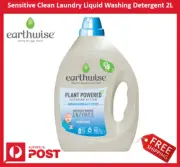 New Earthwise Sensitive Clean Laundry Liquid Washing Detergent 2L + Free Ship