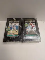 One Box 1993 Pinnacle Baseball Series 2 Sealed Packets Possible Jeter Rookie