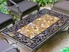 3'x2' white Marble Table Top dining coffee Inlay mosaic malachite Decor home k1