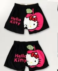 在飛比找Yahoo!奇摩拍賣優惠-牛牛ㄉ媽*三麗鷗HELLO KITTY 純棉平口褲 四角褲 