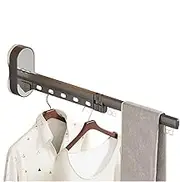 Telescopic Clothes Rack, Indoor Laundry Hanger, Foldable Drying Rack, Laundry Room Rack, Small Space Drying, Strong Laundry Rack Bathroom Drying Hanger, Closet Laundry Rack, Indoor Foldable Rack, Spac