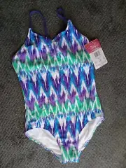 Kanu Surf Kelly One Piece Swimsuit Purple *Size 14