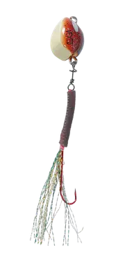 Vexed Bottom Worm Long Shank 10g Mutsu Fishing Jig Lure #Blood Worm