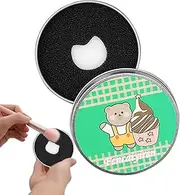 Eye Shadow Brush Cleaner Sponge,Eye Shadow Or Blush Color Removal Sponge | Portable Brushes Cleaner Pad Efficiently Cleans Without Water Or Soap