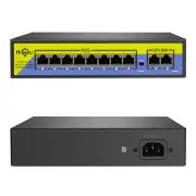 X1010B 48V 8 Ports POE Switch with Ethernet 10/100Mbps IEEE 802.3 for IP CCTV Security Camera System