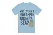 SpongeBob SquarePants Mens Pineapple Under The Sea T-Shirt (Light Blue) - UTTV6789
