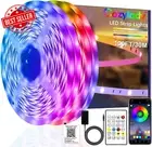 Bluetooth LED Strip Lights 30M RGB Music Sync APP Control for Home Bedroom Decor