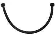 Tecra 40-60cm 3/8" x 3/8" Inch BSP Black Nylon Braided Flexible Faucet Flush Hose 40cm