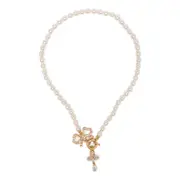 [Vivienne Westwood] Vivienne Westwood-Collane Oro Bianco-Donna OS