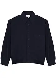 Ymc Gaucho Seersucker Overshirt - Navy - M M