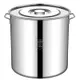 湯桶 304不鏽鋼桶商用圓桶湯桶加厚帶蓋大容量水桶油桶鹵桶燉鍋大湯鍋【MJ18850】