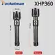 Xhp360 Led 手電筒 USB 可充電強力手電筒使用 18650/26650 防水可變焦燈籠手電筒