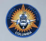 Space Shuttle Program Sticker Vinyl Decal Moon Art Columbia Fullerton Lousma