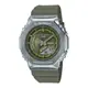 CASIO卡西歐 G-SHOCK 時尚八角 女橄欖綠調 系列(GM-S2100-3A)