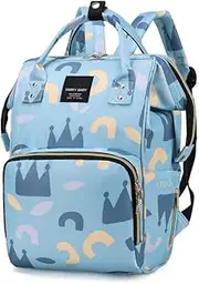Enliansgo Diaper Bag Backpack,Large Capacity Baby Diaper Bag,Multi Function Waterproof Diaper Changing Bag,Diaper Bag Backpack Baby Essentials Travel Tote