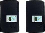 16 x 48 Inch Cut-to-Fit Activated Carbon Filter Sheet Charcoal Air Vent Filters Pad Black Range Hood AC Replacement Fabric Filter Sheet (2pcs)