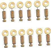 MsaHeuto 12 Pieces of Positioning Pencils, Fixed Edge Pencils, DIY Craft Projects for Fixing During Auxiliary Stitching at Home, Gold