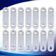20 PCS Steel Bracket Kit Stainless Corner Code Metal Brackets Straight Brace