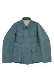 WW2 German Police M43 Officer Field Wool Tunic Feldbluse