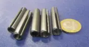 Steel Slotted Roll Spring Pin, 3/8" Dia x 1.75" Length, 20 pcs