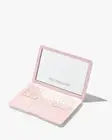 GLOSSIER Pink Mini Laptop You Look Good Mirror + Dust Bag + Sticker - NEW!