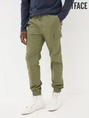 FatFace Kent Green Cuffed Cargo Trousers (E52034) | $127