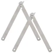 2 Pcs Folding Table Connector Lid Support Locking Hinges Cabinet