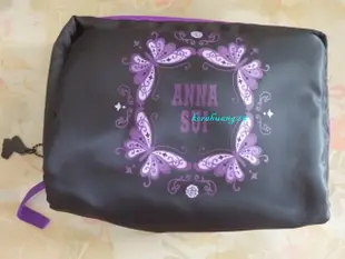 收藏 ANNA SUI 安娜蘇 紫蝶 化妝包