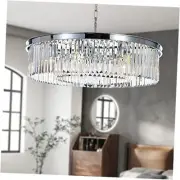 Crystal Chrome Chandelier Modern Chandeliers Lighting Pendant Ceiling Light