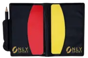 REFEREES SET Red card Yellow card soccer football notepad