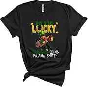 [Generic] This is My Lucky St. Patrick's Day Pajama Shirt, Lovely Leprechaun Tuba Squad, Shamrock Unisex T-Shirt