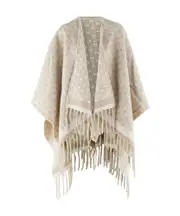 embroidered reversible scarf One size Mascarpone