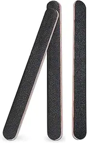 Black Board Nail File Manicure Tool 100/180 Grit -3 Pack