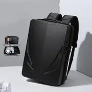 Men Gaming Backpack - Hard Shell Black
