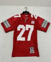 Ohio State Eddie George #27 Mitchell & Ness Scarlet 1995 Legacy Jersey Small