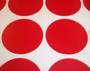 100 Red 38mm - 1.5 Inch Colour Code Dots Round Stickers Sticky ID Labels