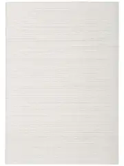 Seda White Textured Lines Rug