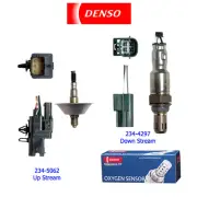 Denso Oxygen Sensor Up & Down Stream Set 2PCS 2005-2009 for Nissan Frontier 2.5L (for: Nissan)