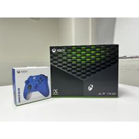 Xbox Series X 主機 + Xbox 無線控制器(衝擊藍)