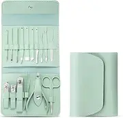 Multibrite Manicure Set Nail Clipper Kit - 16 Pieces Stainless Steel Manicure Kit, Nail Care Tools for Hand & Feet, Nail Clippers Pedicure Professional Grooming Kits for Facial, Hand & Foot Care