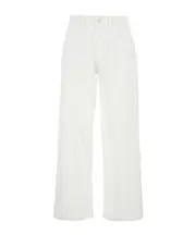 Icon Denim Bea Five Pocket Jeans with Back Patch 25,27,28 White